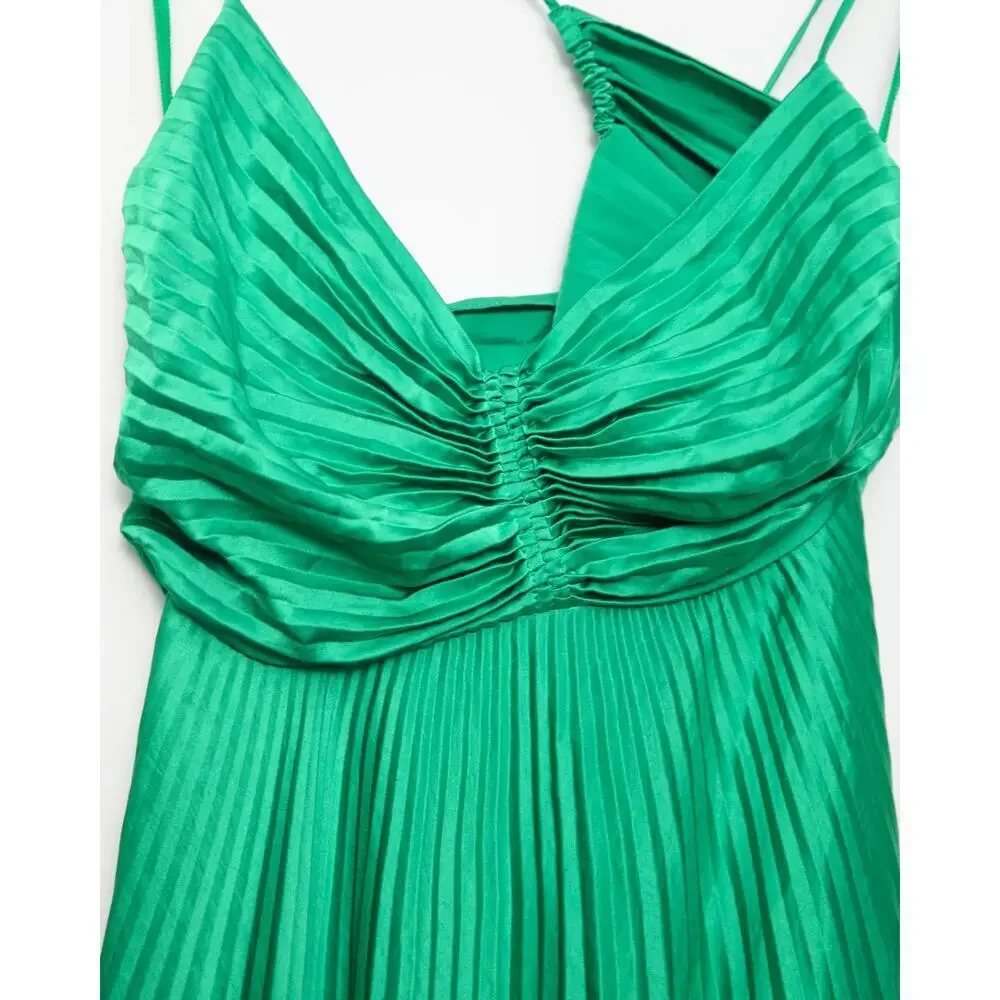 A.L.C. Aries Green Maxi Dress Size 10 - Pre-owned